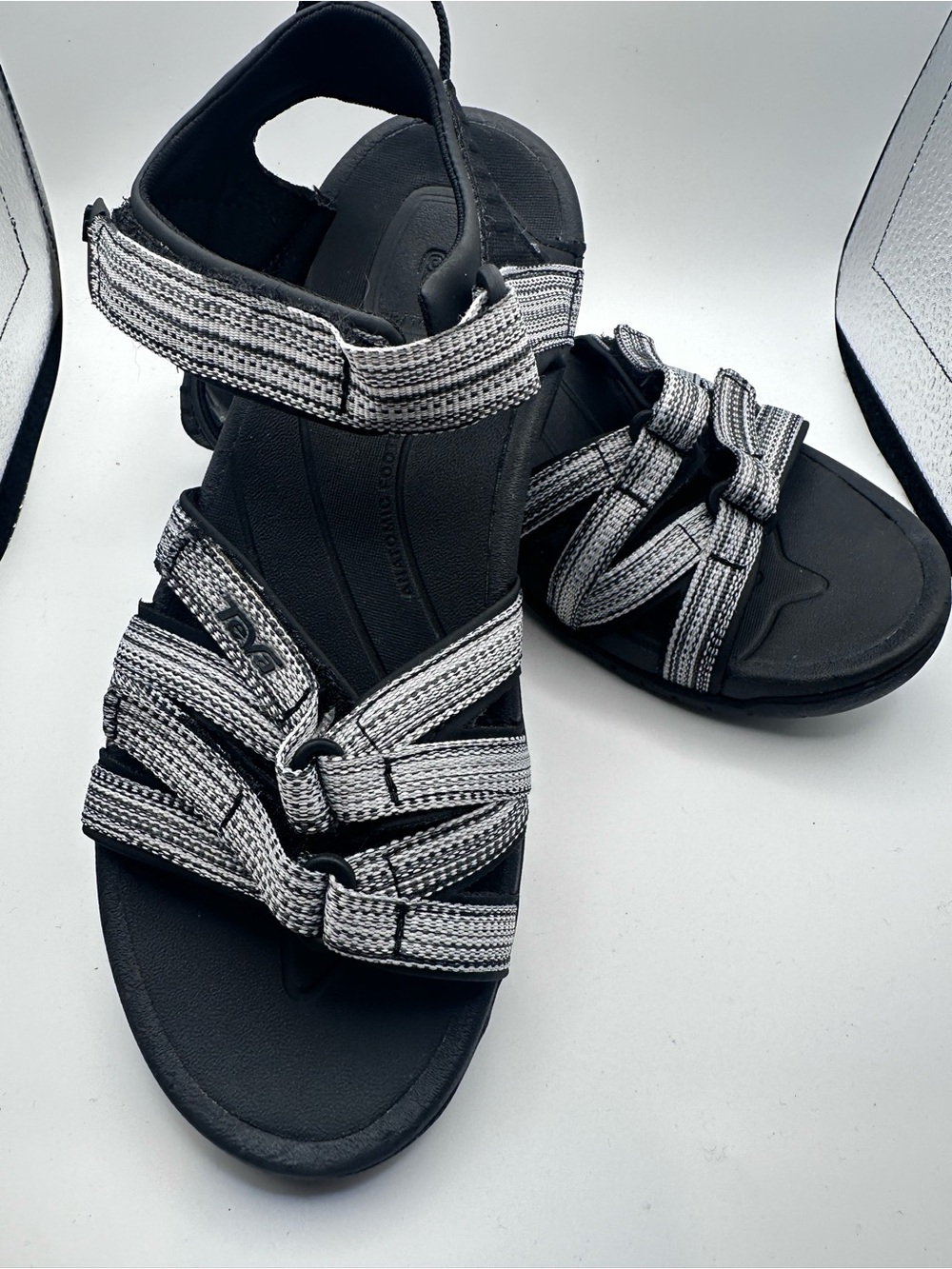 Teva Black and Gray Outdoor Sandals